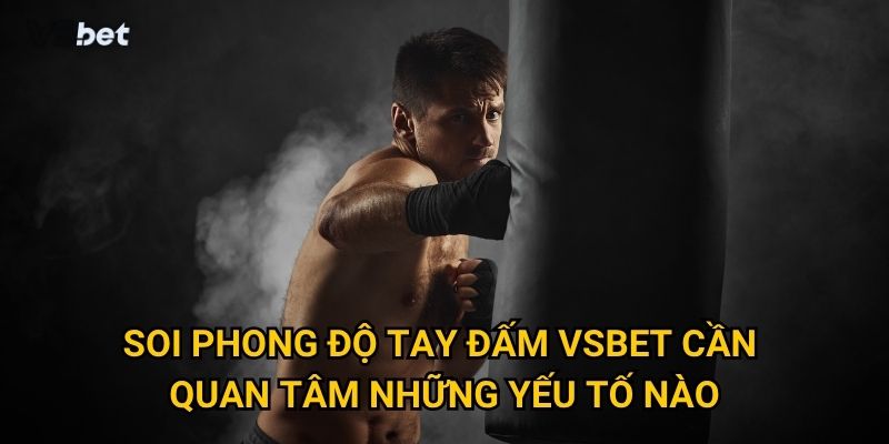 Soi phong độ tay đấm Vsbet cần quan tâm những yếu tố nào?